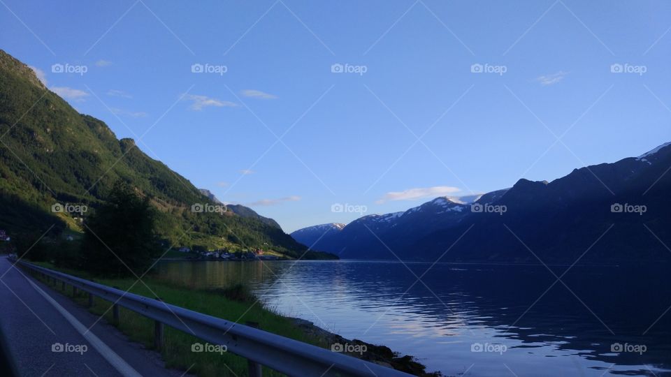 Mountain, Water, Landscape, No Person, Lake