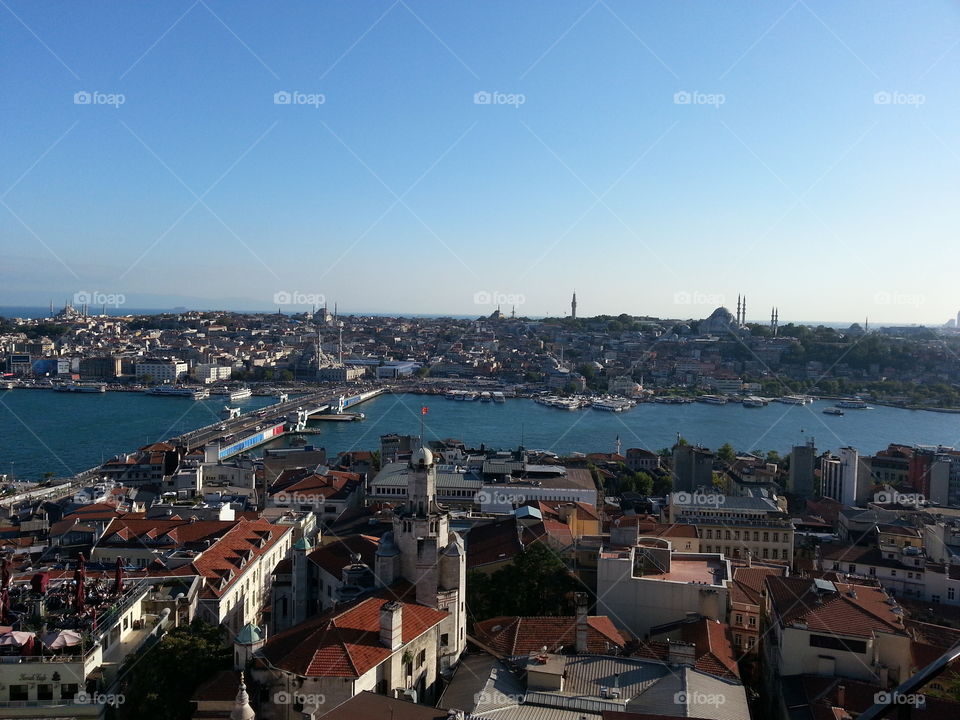 From the top of galata tower