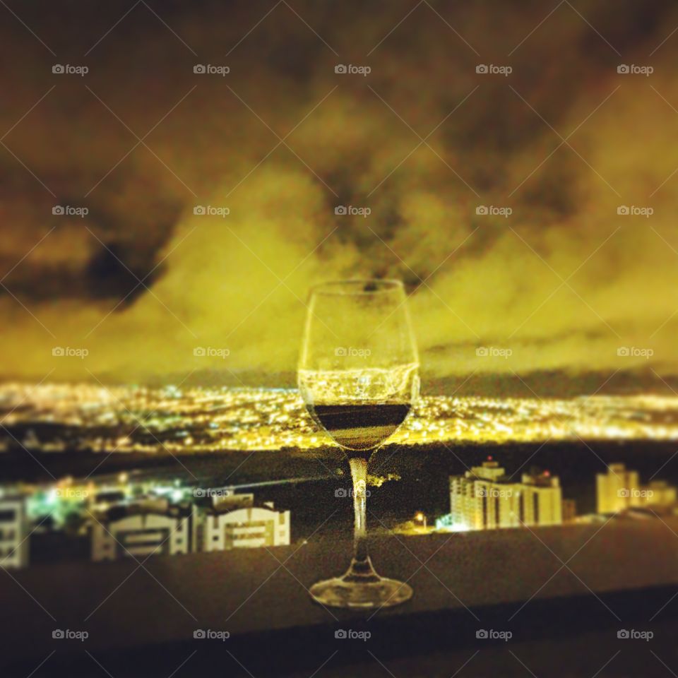 Wine night sky