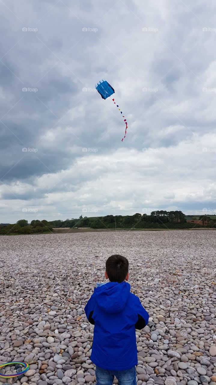 Kite flying 