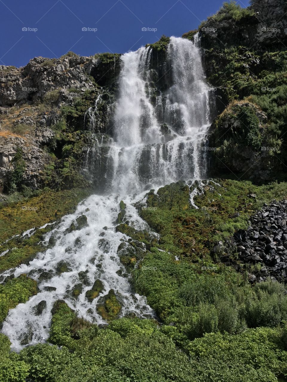 Canyon waterfall 