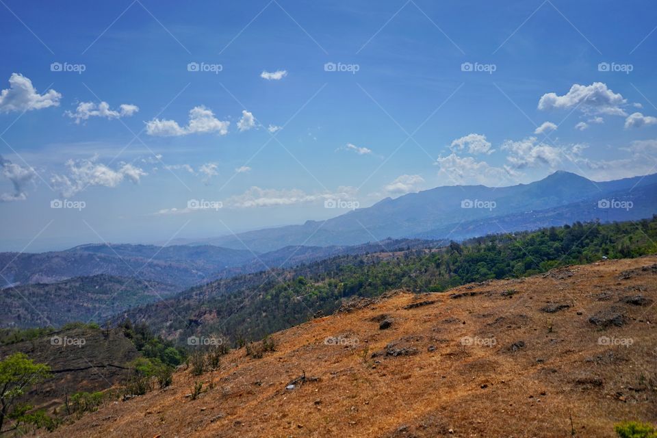 landscape of the hill