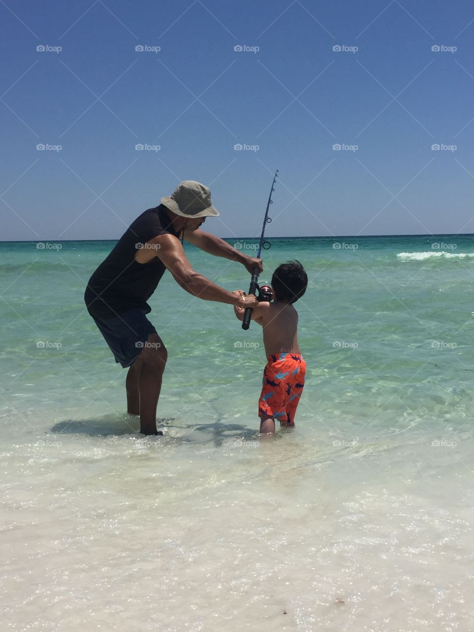 Fishing with daddy