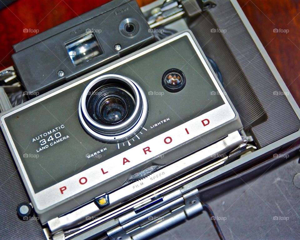 Vintage Polaroid camera
