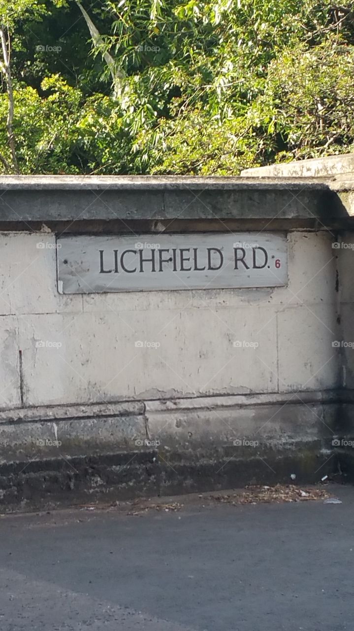 Litchfield Road sign