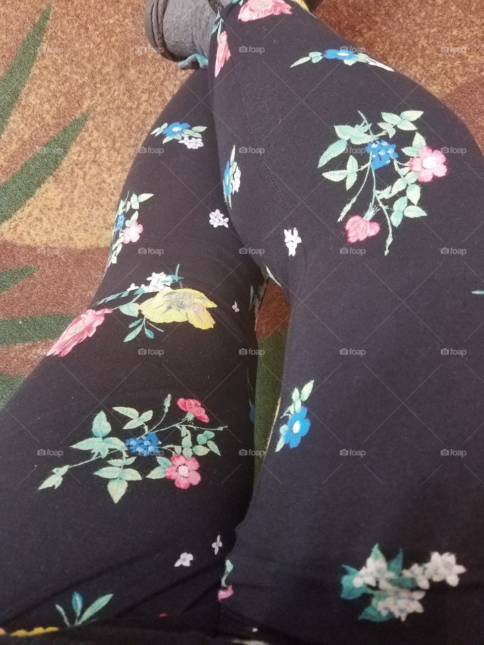 floral leggings