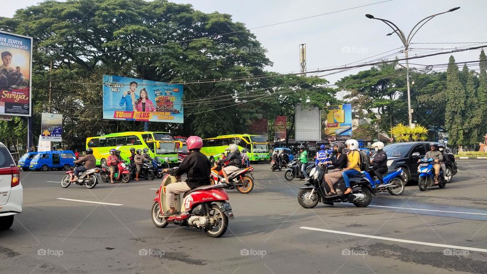 depan stasiun kota Malang