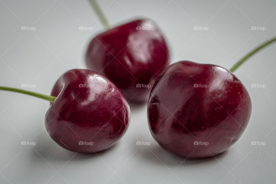 Close-up of cherry fruits