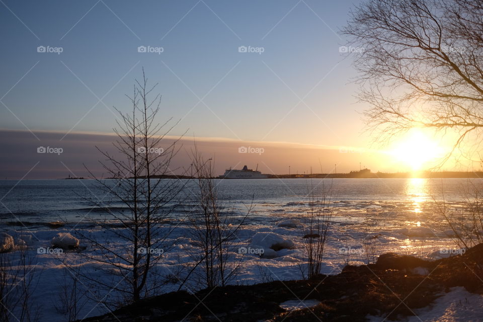 Sunset, Dawn, Water, Landscape, Dusk