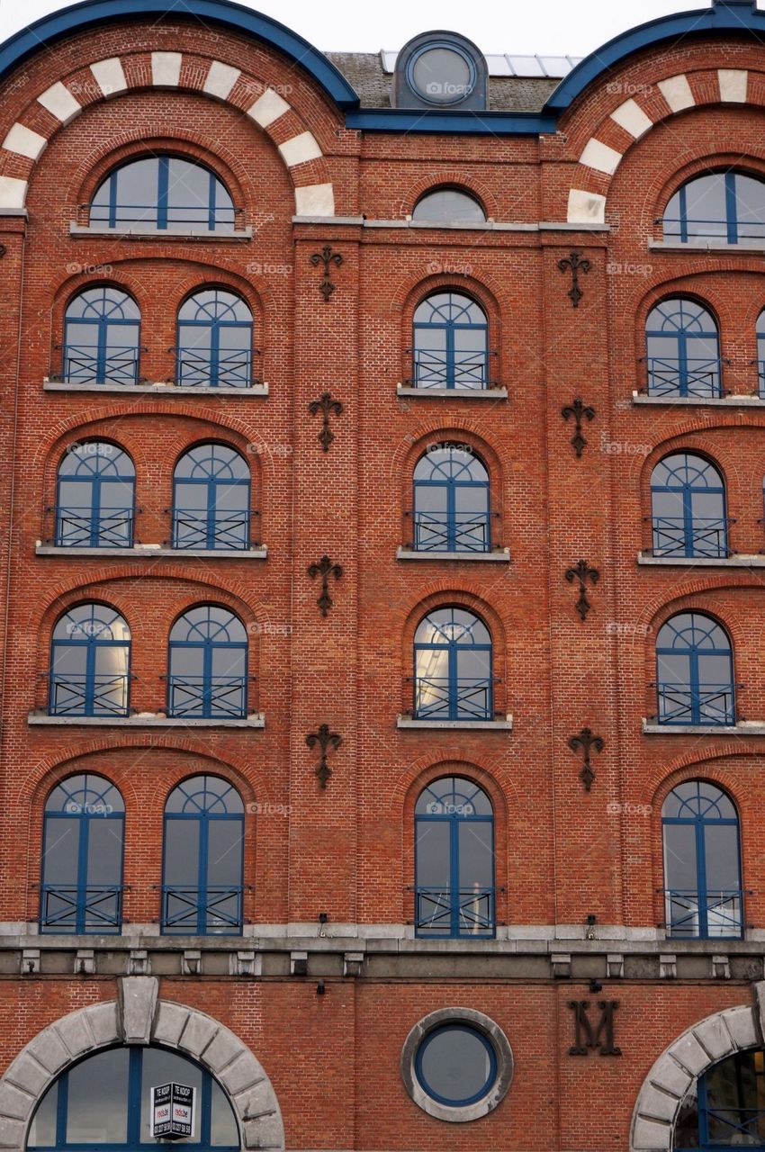 An old office building in Antwerp.