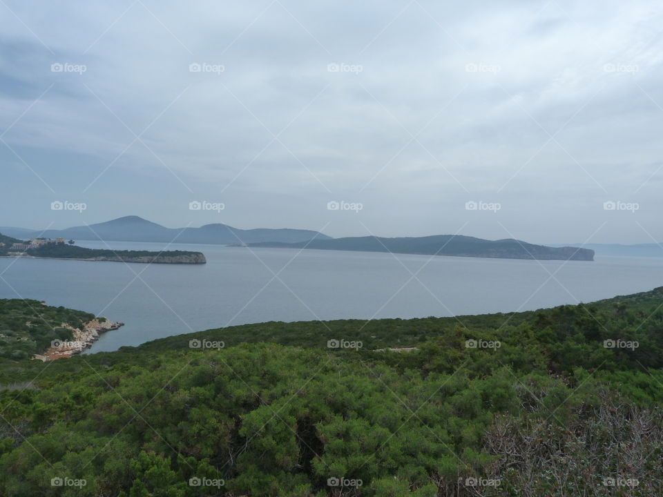 Alghero bay sardinia