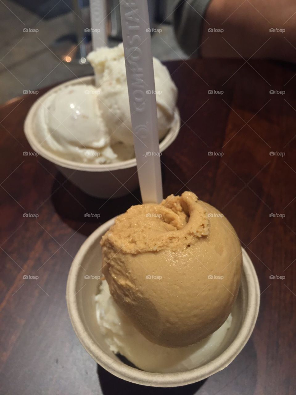 Coffee ice cream 