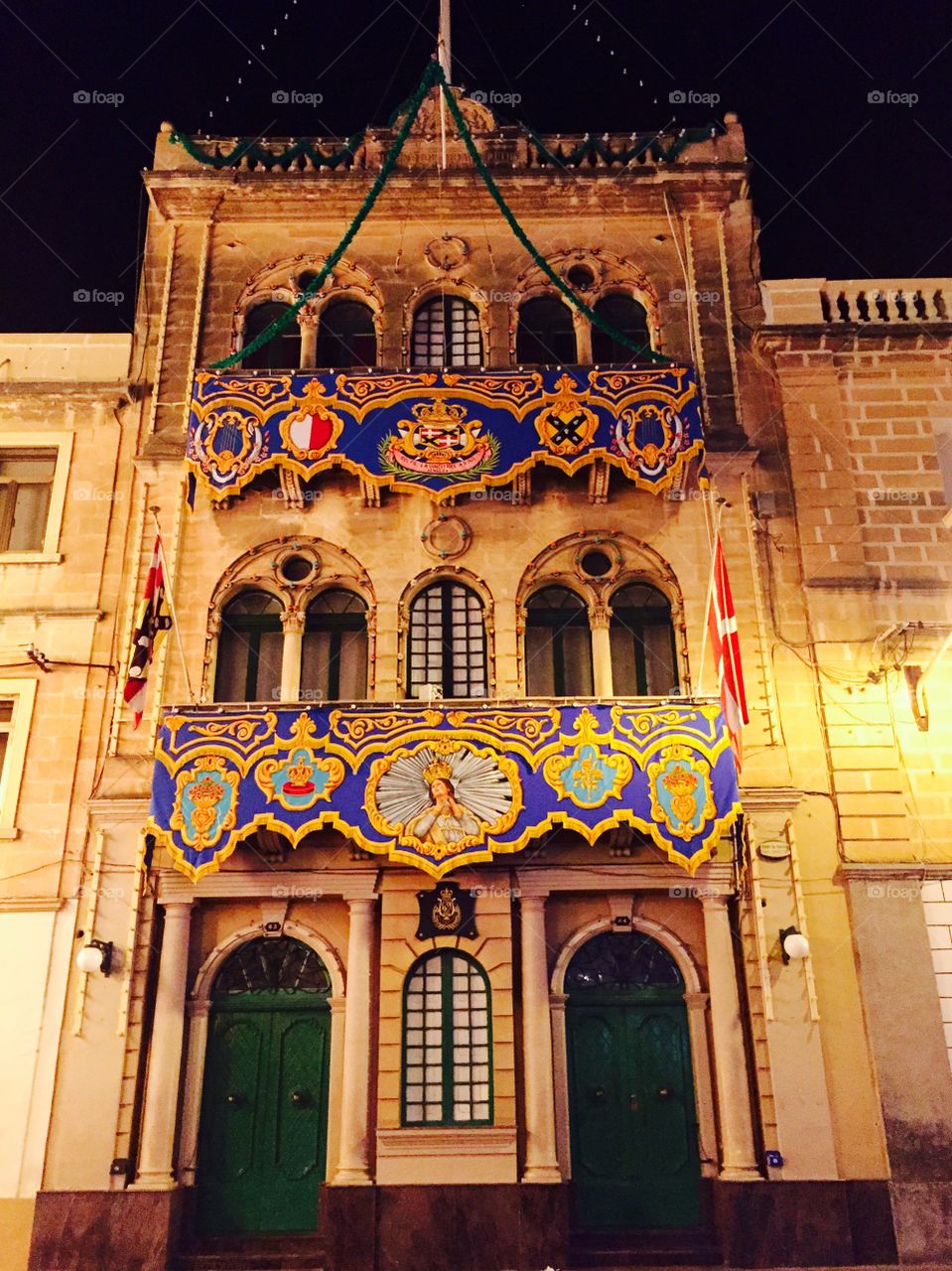Local Colours. A beautifully decorated house on 450th anniversary of Victory Day/Festa Marija Bambina, in the historic City of Senglea.