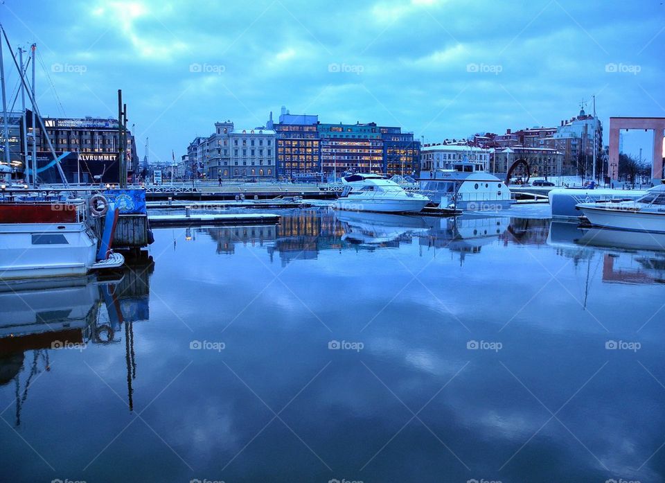 Deep blue mirror. . This shot was made in Getesborg in Wonter of 2013. It was my first visit down there. I loved that place. 