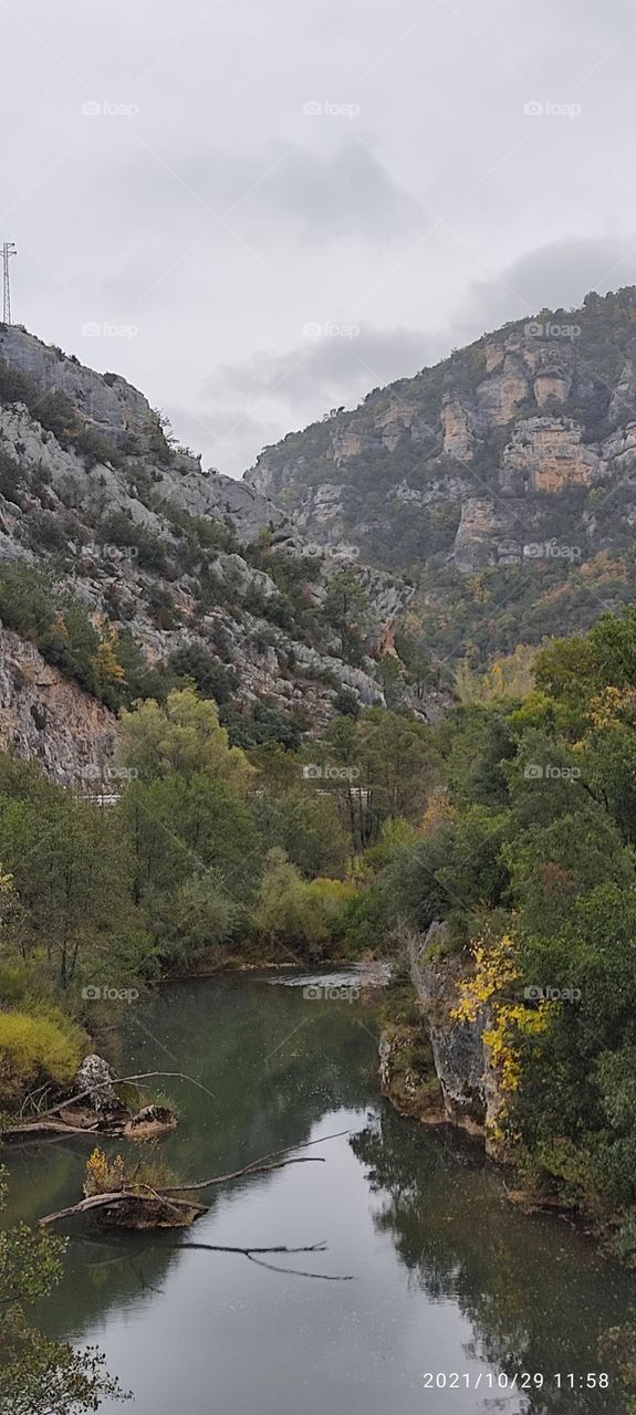 montañas otoño españa