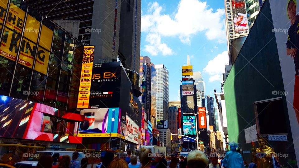 Times Square, New York City. 2016