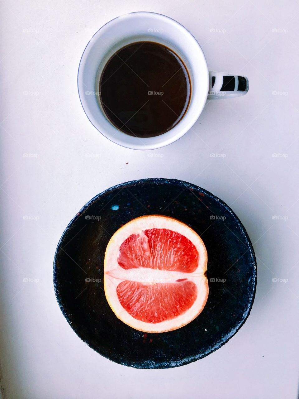 Coffee with grapefruit on a diet