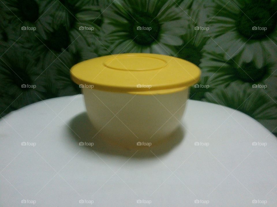 yellow plasticware. plasticware