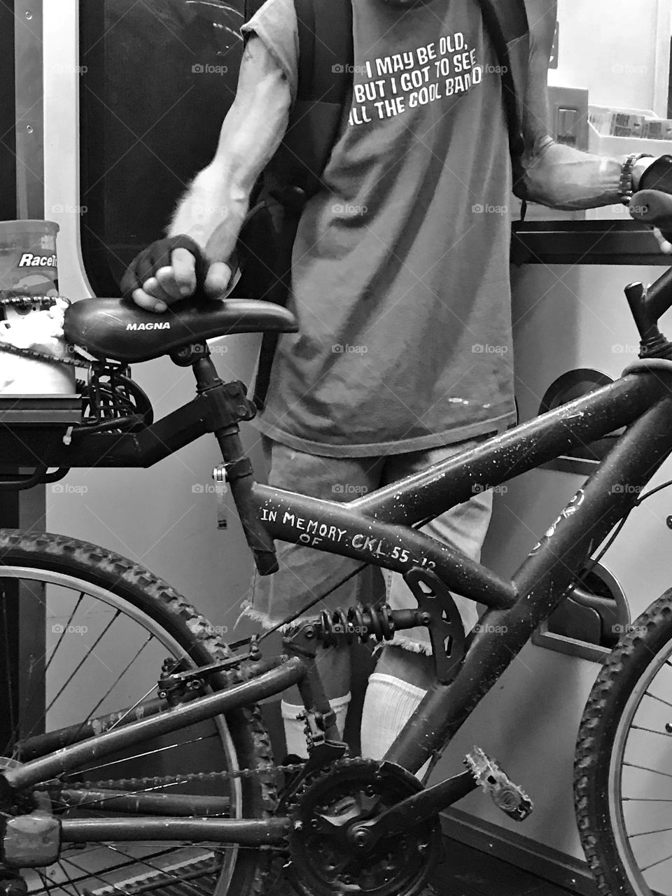 He might be old but he’s seen all the cool bands!