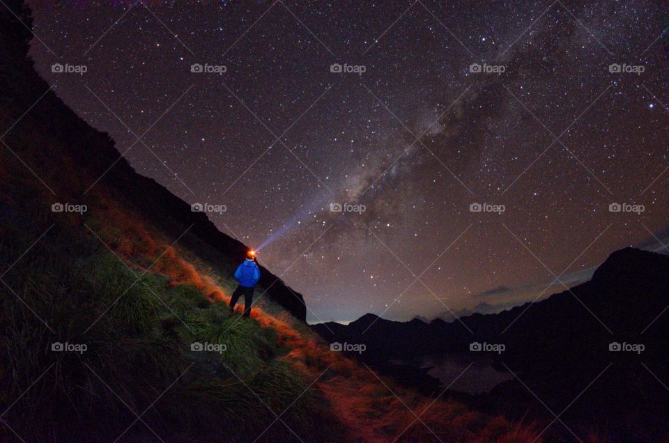 Milkyway, this image was taken using fisheye lens. This place is beautiful at night. Noise visible and soft focus due to high ISO long exposure.