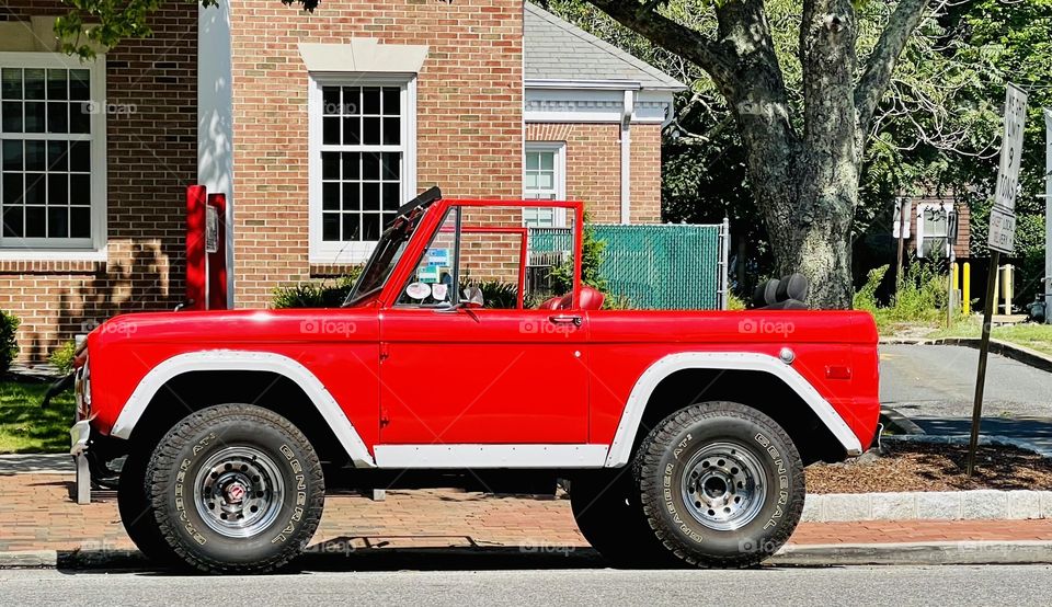 Tool around town in a sleek red truck. Red is all about freedom and excitement. 