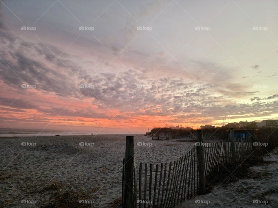 Sunset at the beach - Atardecer en la Playa