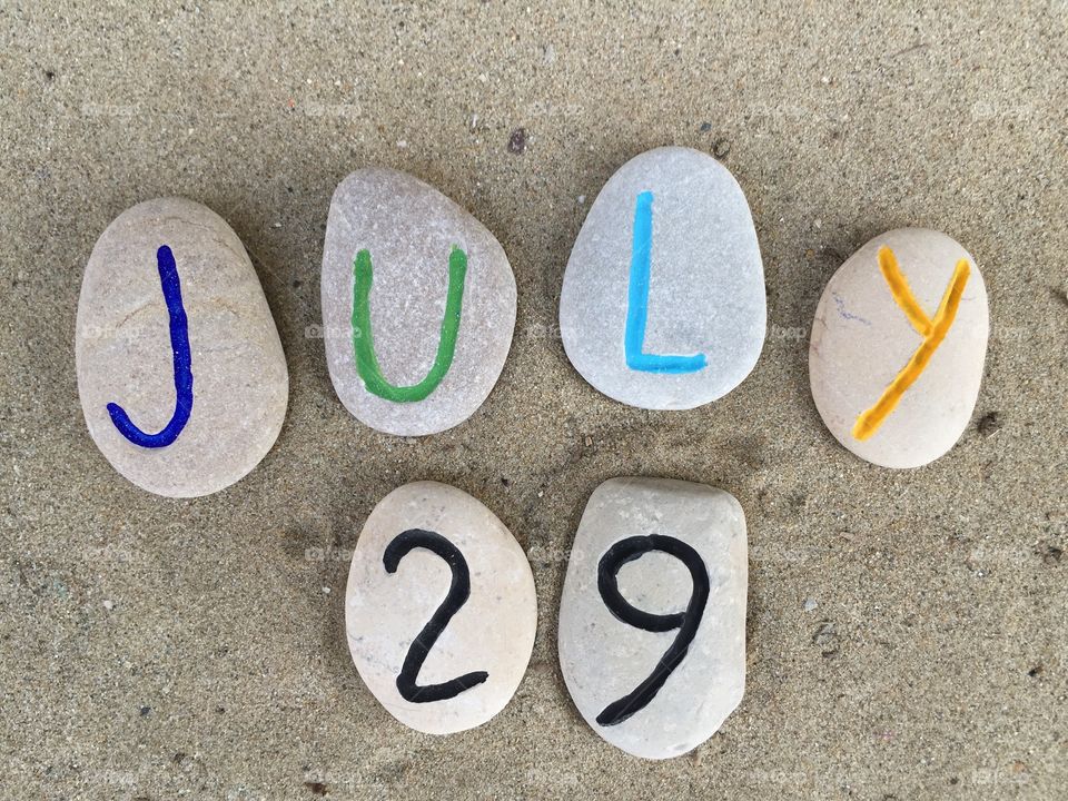 July 29 on stones 