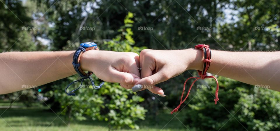 female friends having fun together outdoor