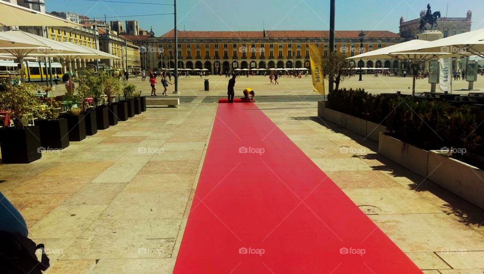 Red carpet in portugal