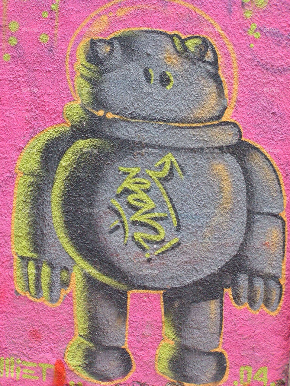 Graffiti, Barcelona, Spain. 