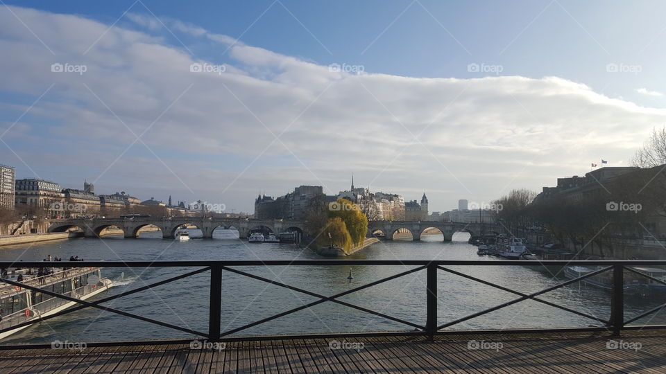 From a Bridge in Paris