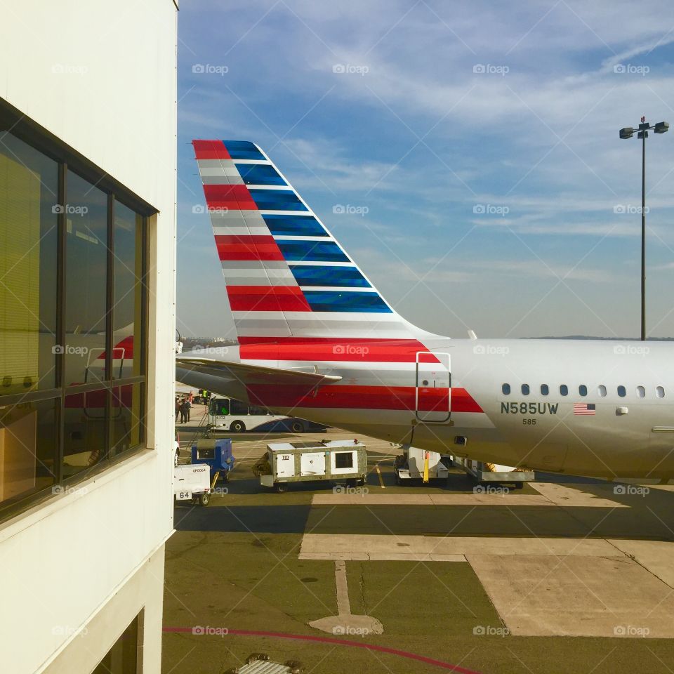 American Airlines tail