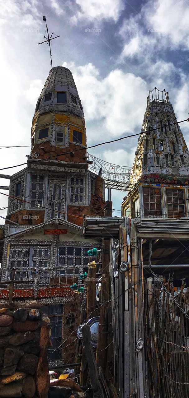 Obscure Castle Home. Unique dwelling 