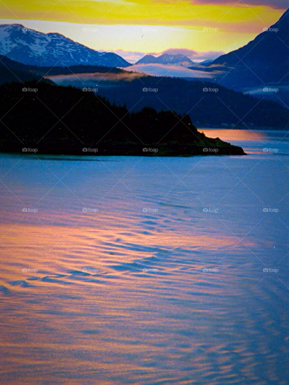 Skagway . Skagway at dusk