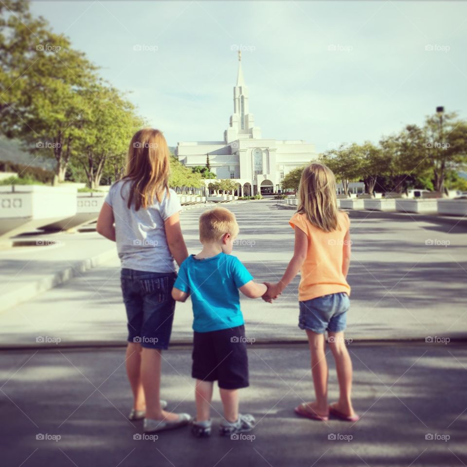 I love to see the temple!. My kids and I took a drive to visit the LDS temple.  It's so beautiful and special!