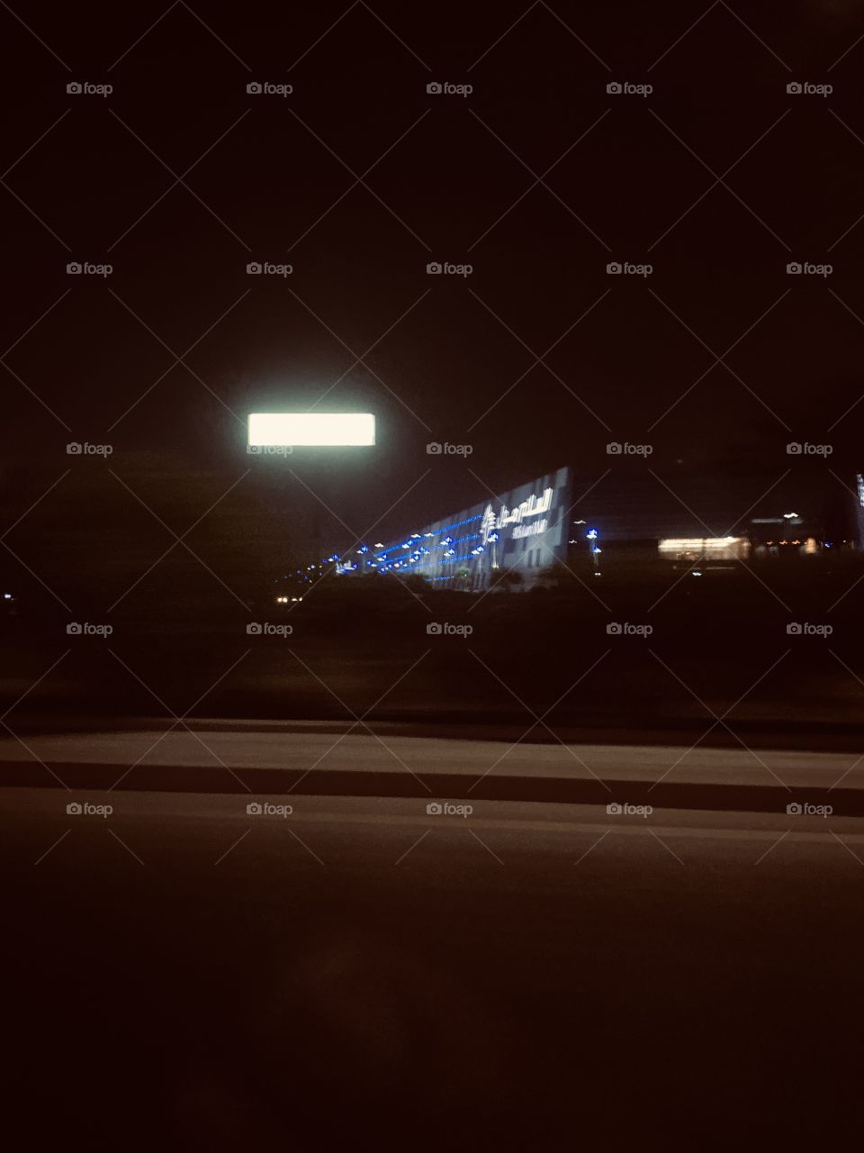 Street view in Jeddah at night 