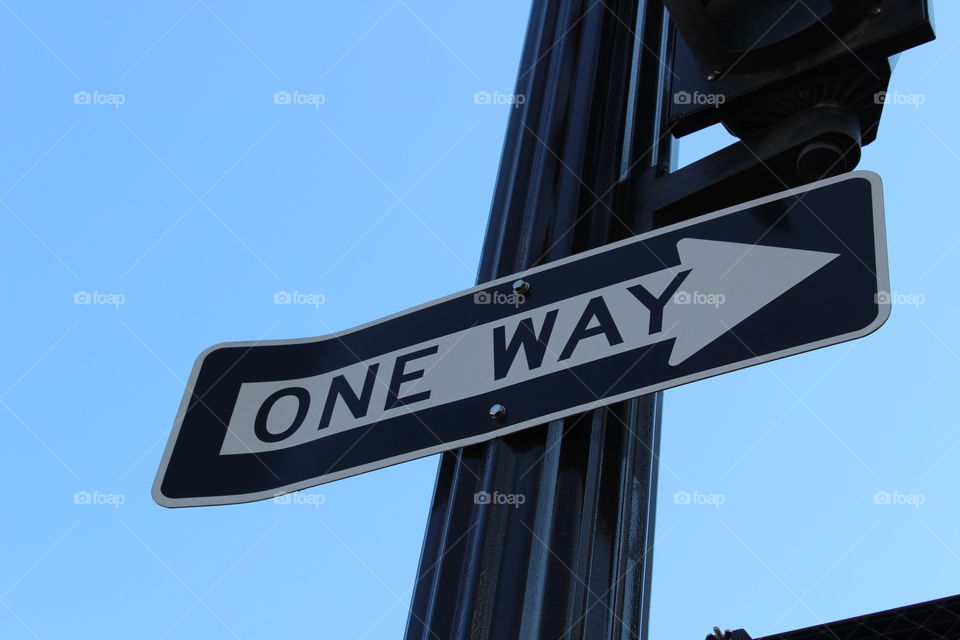 One Way Sign