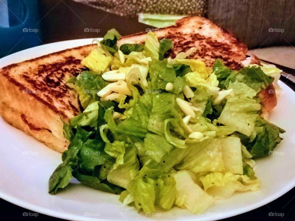 Salad & Grill cheese Sandwich