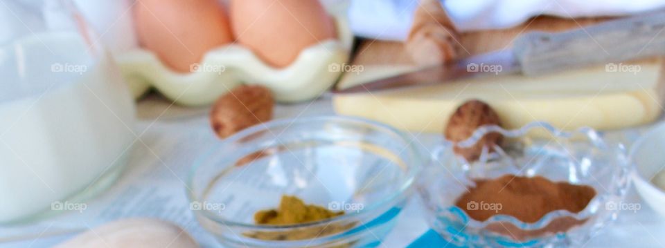 Preparing to make pastries 