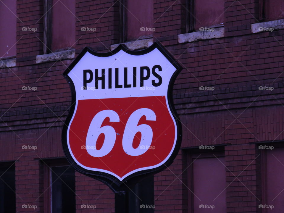 66 road sign