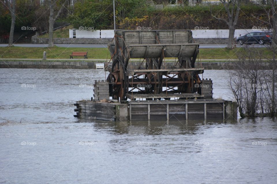 Electricity paddle wheel 