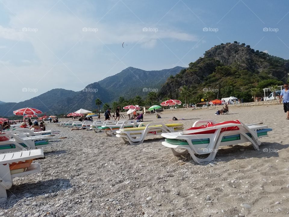 beach at Oludeniz turkey