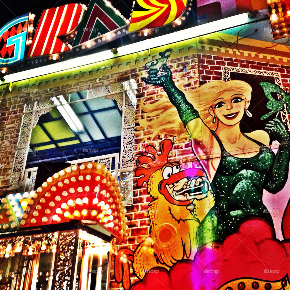 fun lights colorful ride by asbreynolds