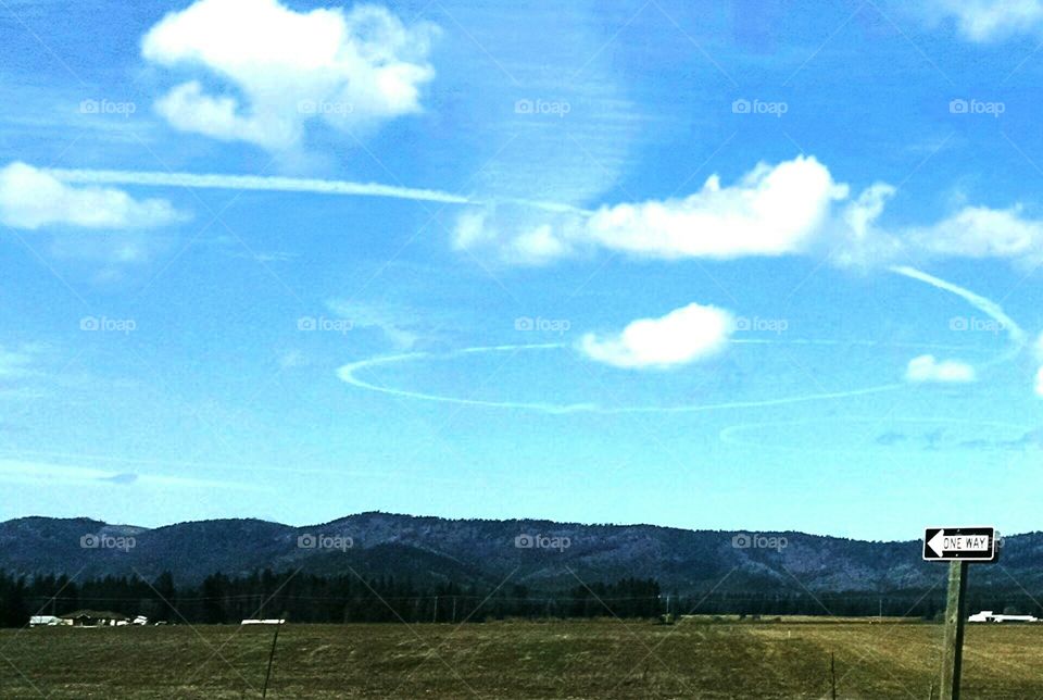 Wrong one way aerial flyer