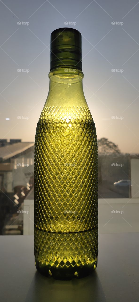 Awesome bottle cum natural sunny lamp