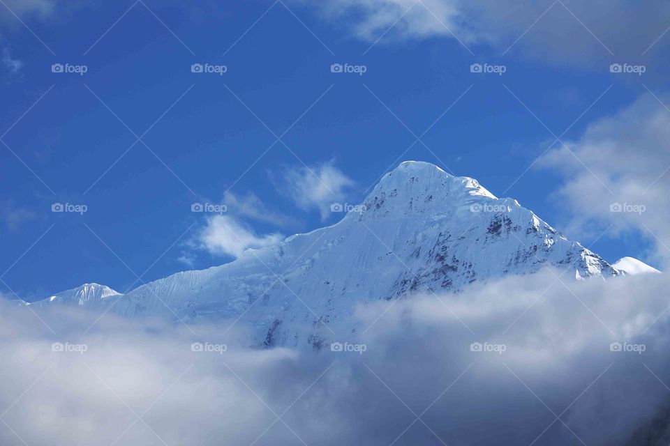 Annapurna region near muktinath Nepal