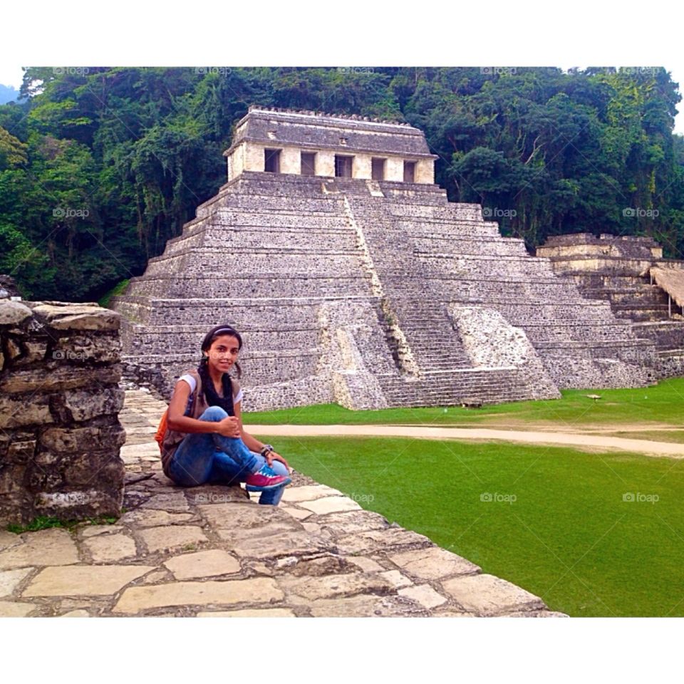 Pyramid of Palenque, Mexico