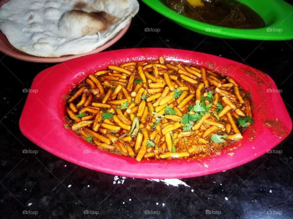 Shev bhaji...