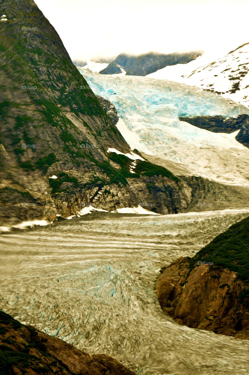 snow mountain ice hill by refocusphoto