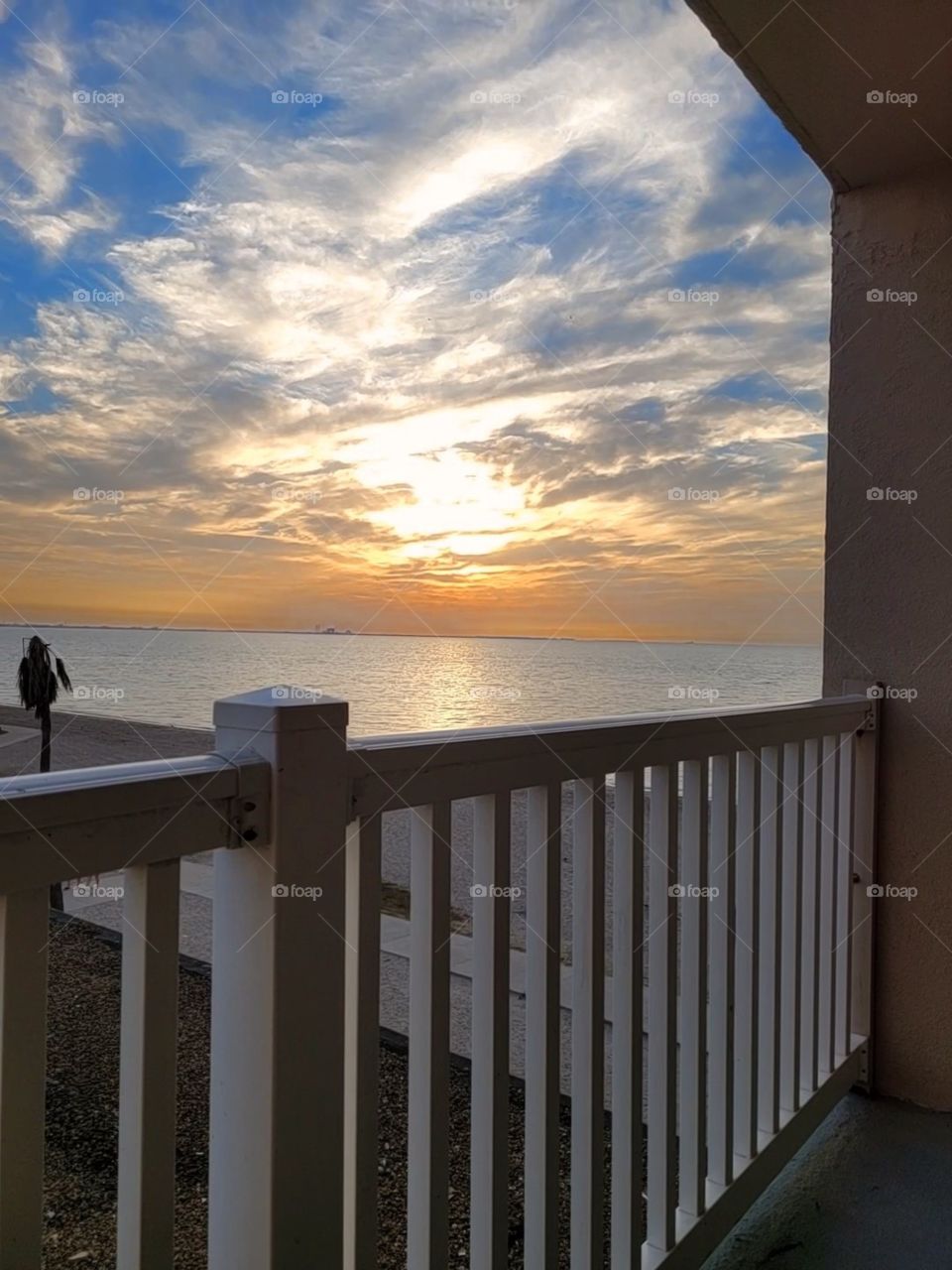 Sunrise Over The Corpus Christi Bay.